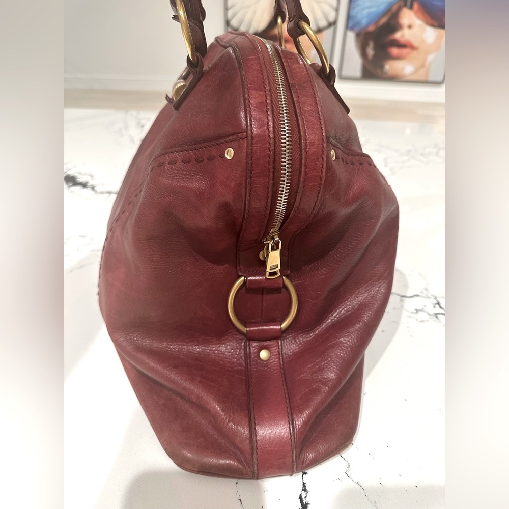 Large Yves Saint Laurent tote handbag - Picture 5 of 12